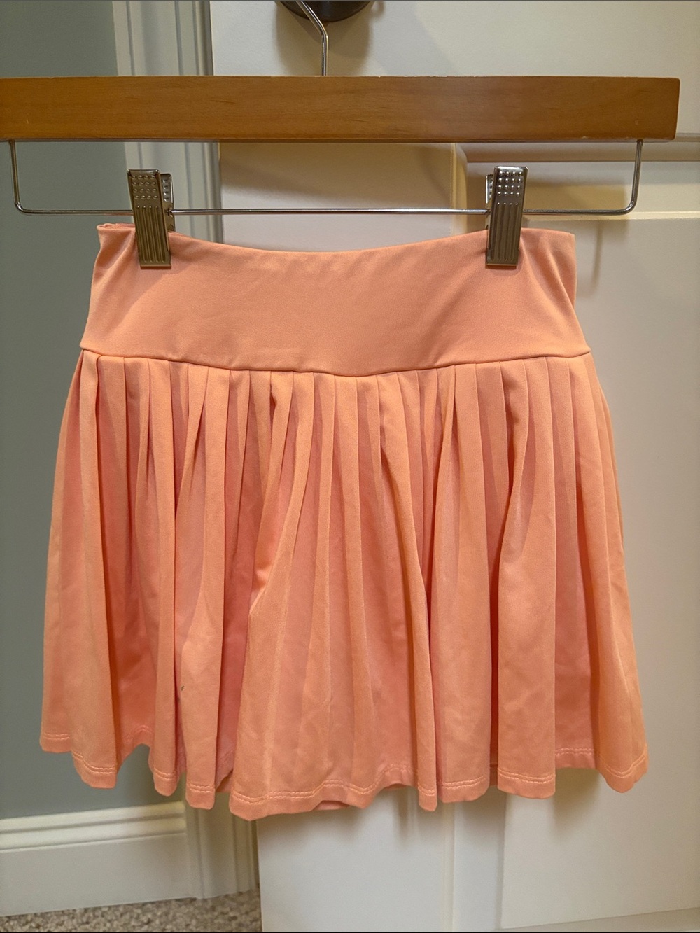 art class Peach Pleated Girls' Skort